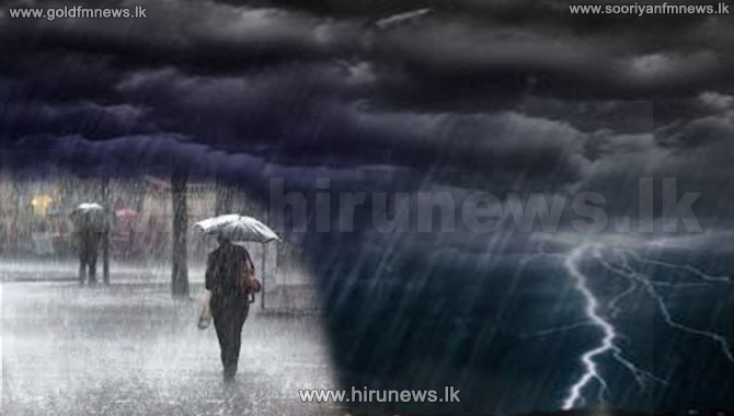 Thundershowers in several provinces