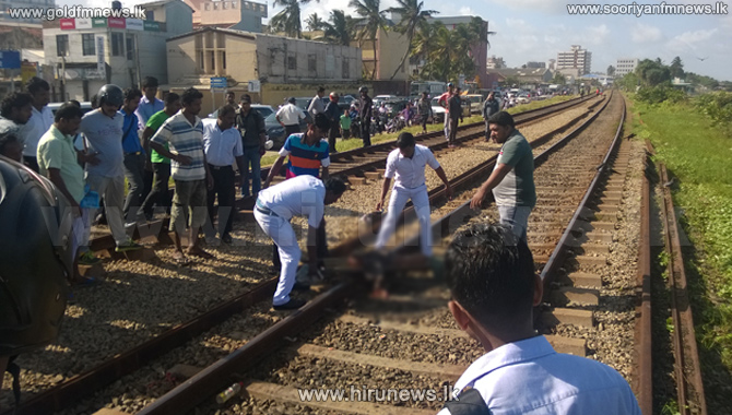 Elderly man has died after being hit by a train in Wellawatte - Hiru ...