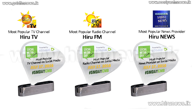 Hiru+TV%2C+Hiru+FM+%26+Lotus+Technologies+Win+All+Main+Awards+at+the+World+Social+Media+Day+2016