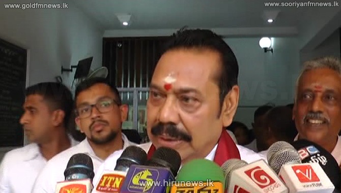 Opposition Leader Mahinda Rajapakse responds to Election Commission Chairman