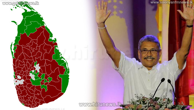 Gotabaya Rajapaksa records a comprehensive victory