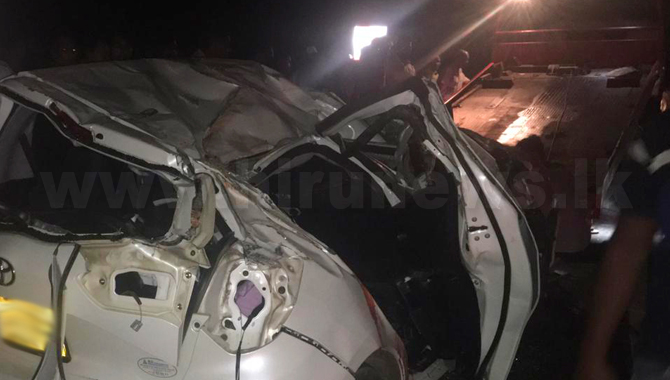 Father and two year old daughter die in Galagedara accident