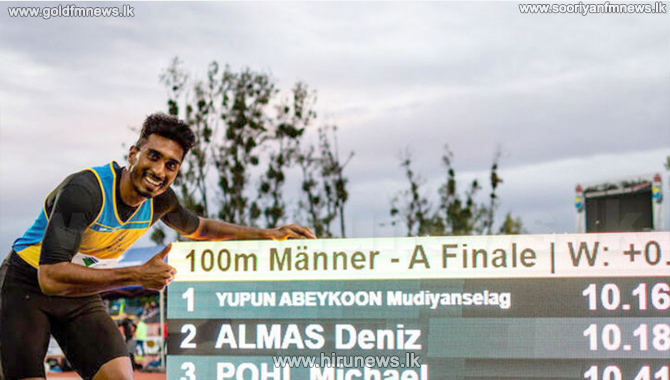 Sprinter+Yupun+Abeykoon+sets+new+Sri+Lanka+record