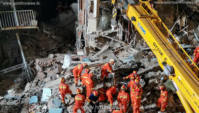 Hotel collapse in China's Suzhou kills 17, injures five - Hiru News ...