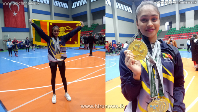Shenuki+Dishalya+wins+gold+at+Asian+Weightlifting+Championships+%28Photos%29