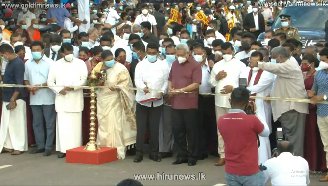 Mirigama+%26+Kurunegala+sections+of+the+Central+Expressway+opens+to+the+public+%28Video%29