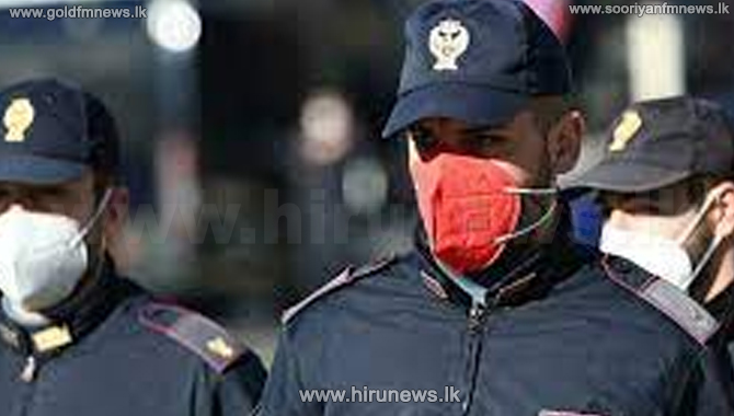 Italian police red-faced over pink COVID masks