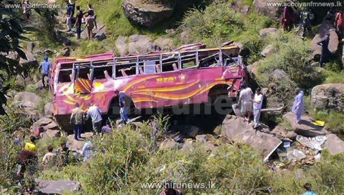 India: At least 25 killed as bus plunges into gorge in Pauri Garhwal ...