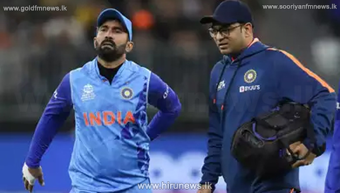 Dinesh Karthik injured and doubtful for India's next game 