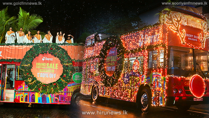 Daraz Carol Bus gears up to spread Christmas cheer across Colombo