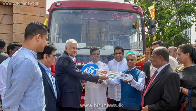 Sri Lanka receives 50 buses from India