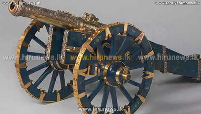 Sri Lanka welcomes home 06 artefacts, including historic Lewke Cannon