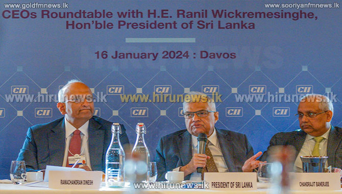 President briefs Indian CEOs on Sri Lanka’s economic outlook - Hiru ...