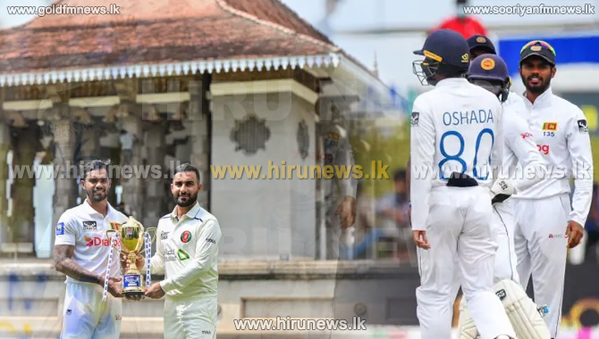 Afghanistan vs. Sri Lanka : SL opt to bowl first - Chamika makes test debut 