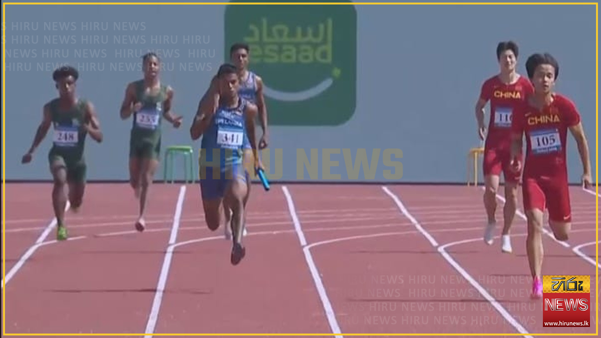 Sri Lanka secures Bronze in Mixed Relay 4x400m at Asian U20 Athletics Championships