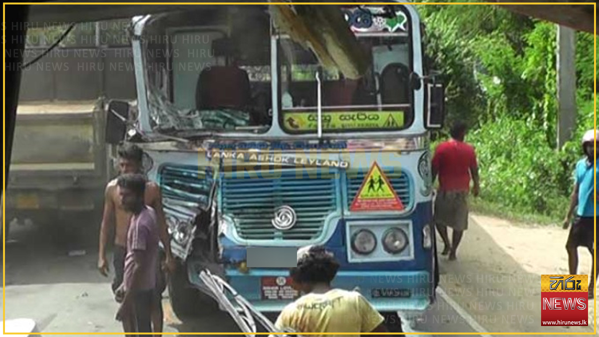 Sri Lanka: 10 injured, including school children, in bus collision 