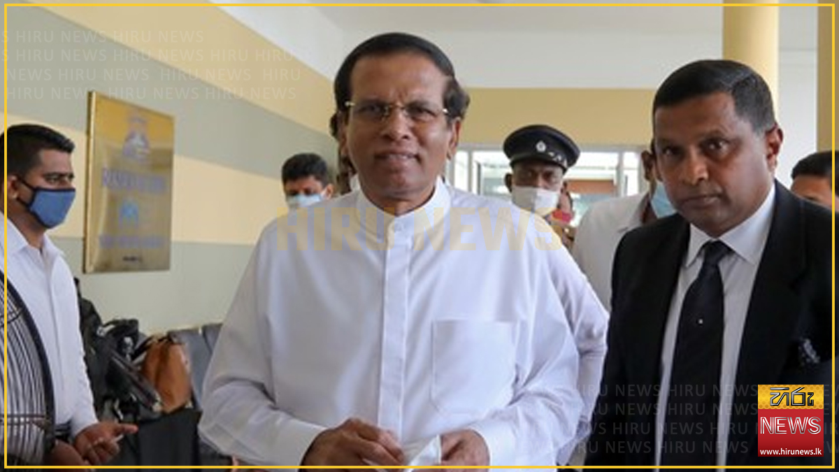 Former President Maithripala Sirisena before CID for another statement 