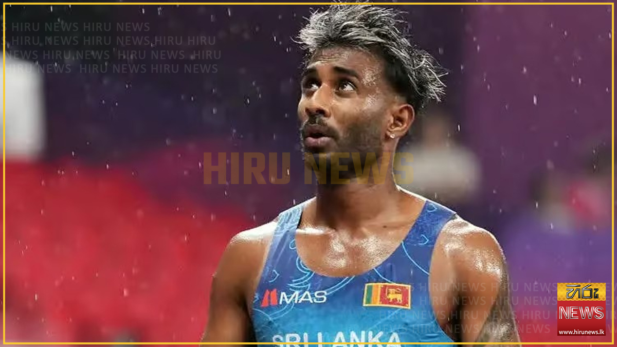 Kalinga Kumarage secures gold in 400m Men's event at Athletics Meet in Japan