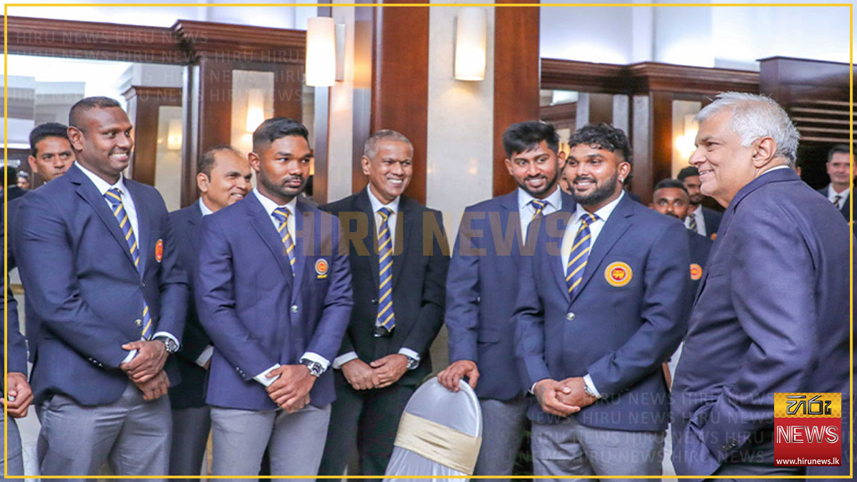 President extends best wishes to SL Cricket Team heading to T20 World Cup
