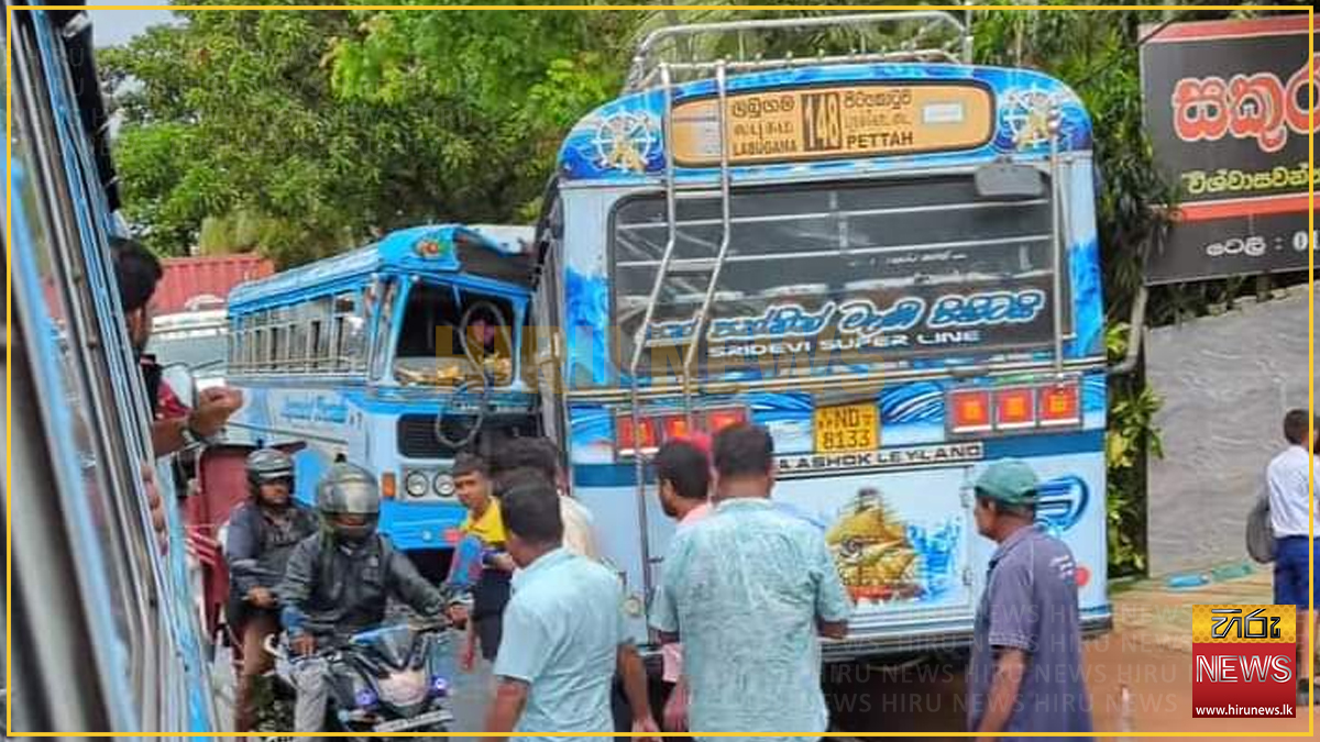 30 children hospitalized headon collision of school bus in Kaduwela Hiru News Srilanka's