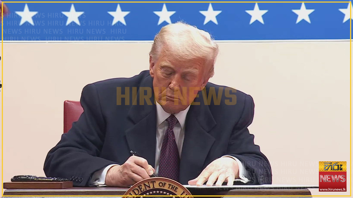 Trump orders US exit from World Health Organization - Hiru News ...