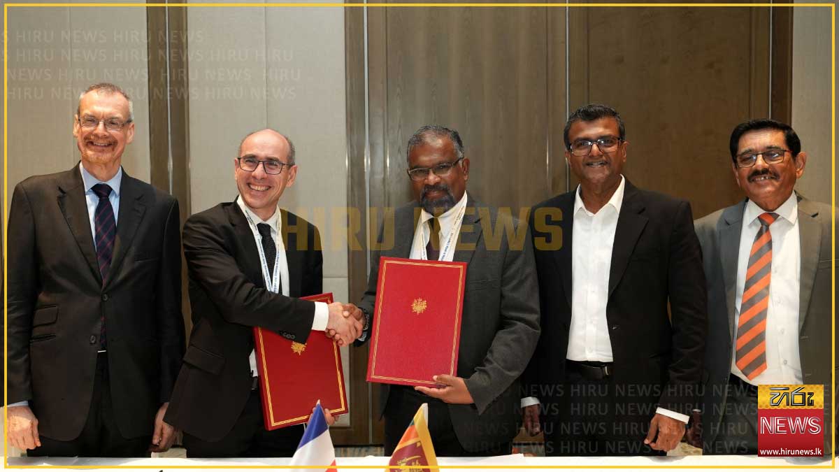Sri+Lanka+and+France+Sign+Bilateral+Debt+Restructuring+Agreement