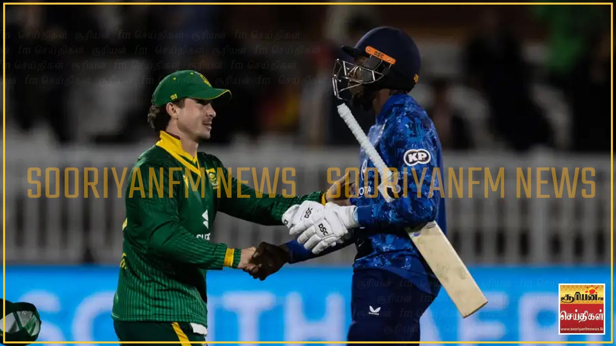 தென்னாபிரிக்கா - இங்கிலாந்துக்கு இடையிலான சர்வதேச ஒருநாள் போட்டியில் ...