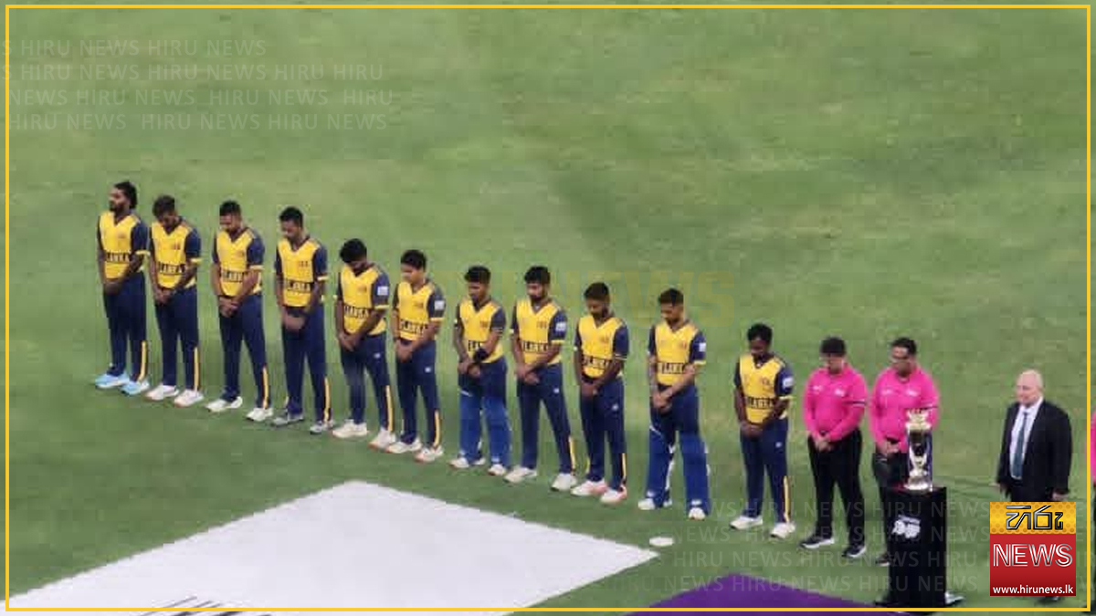 දුනිත්ගේ පියාට ප්රණාම පුදන්න ශ්රී ලංකා ක්රීඩකයෝ කළු පටි පලඳිති