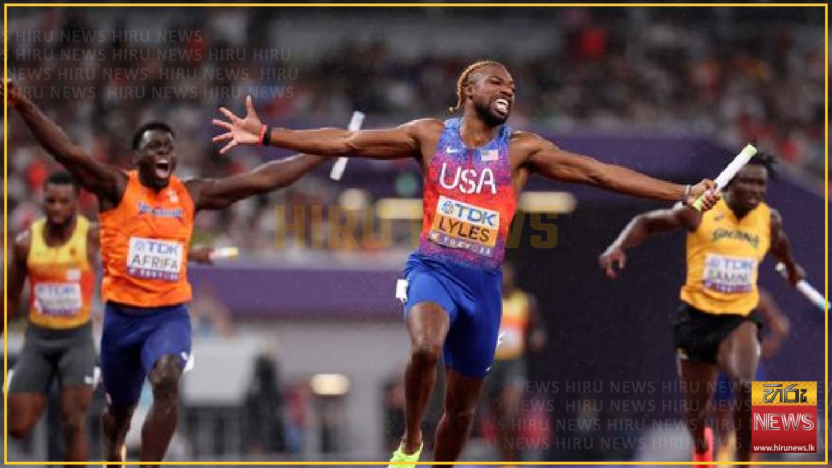 USA RETAINS MEN’S WORLD 4X100M TITLE IN TOKYO - Hiru News - Srilanka's ...