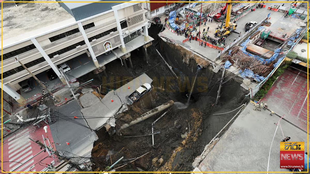 Bangkok hospital hit as massive sinkhole opens on busy road