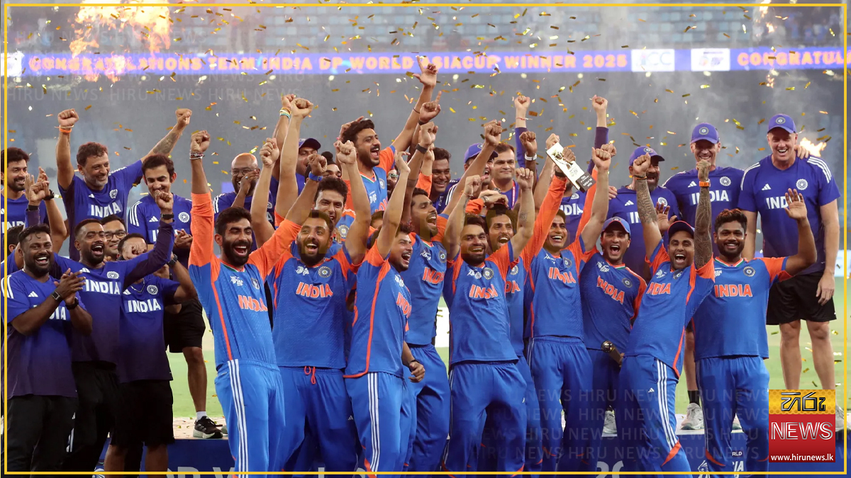 Winners India refuse Asia Cup trophy from ACC chief