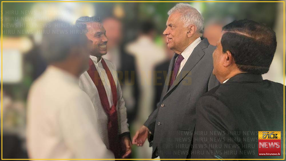 Former President Wickremesinghe attends opposition party leaders' meeting