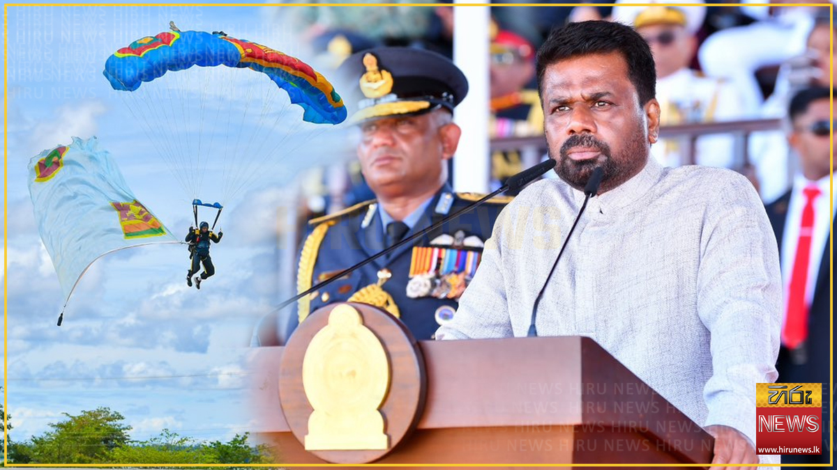 President addresses Sri Lanka Air Force highlights intertwined threat