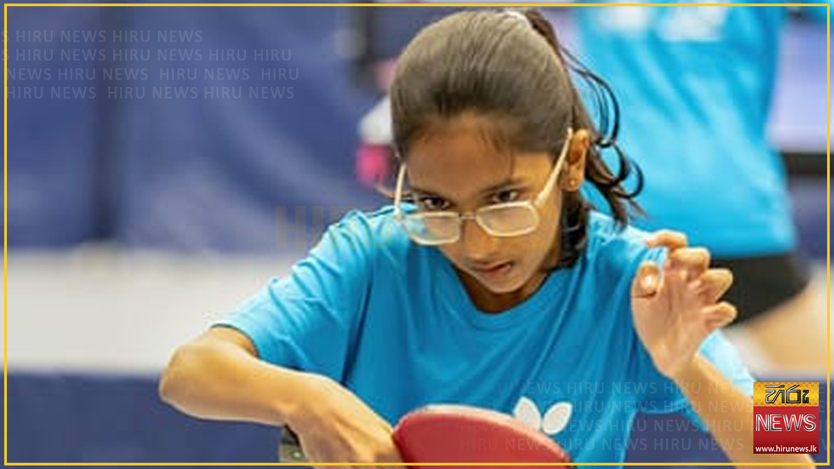 Young Sri Lankan paddler shines at global WTT tournament