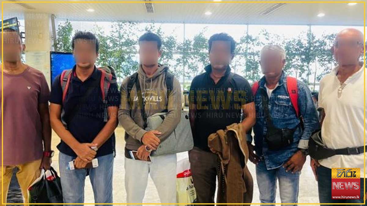 එරිත්රියාවේ රඳවා සිටි ශ්රී ලාංකික නාවිකයින් 6 දෙනෙකු දිවයිනට