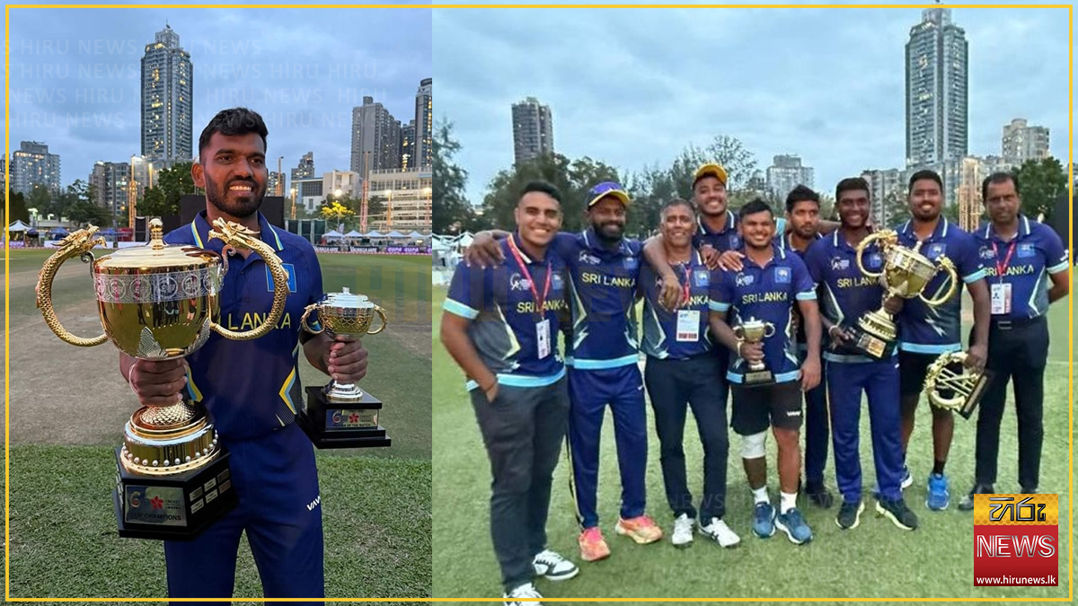Lahiru Madushanka to lead Sri Lanka at Hong Kong Sixes 