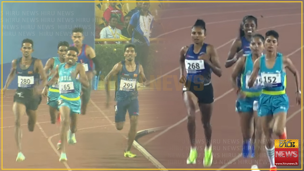 Rusiru Chathuranga and Nimali Liyanarachchi win medals at South Asian Athletics Championship