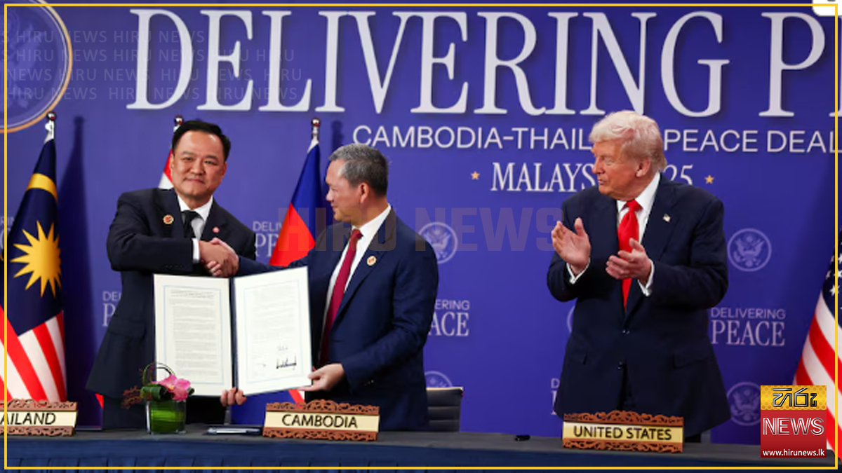Thai, Cambodia leaders sign expanded ceasefire deal with Trump present 