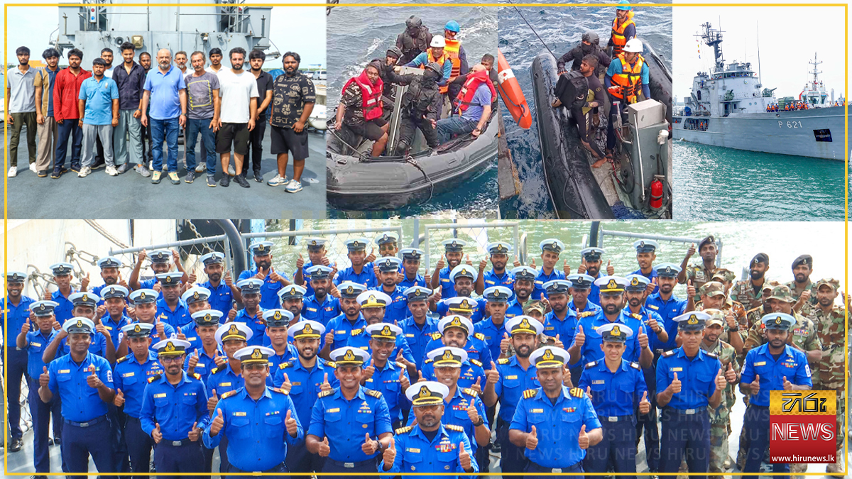 Navy rescues crew of distressed MV INTEGRITY STAR