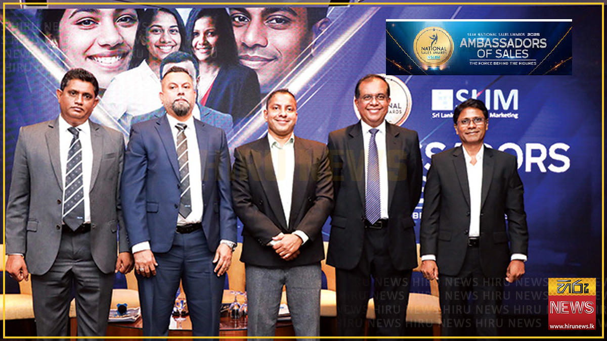 SLIM honours ‘Ambassadors of Sales’ tomorrow - Hiru News - Srilanka's ...