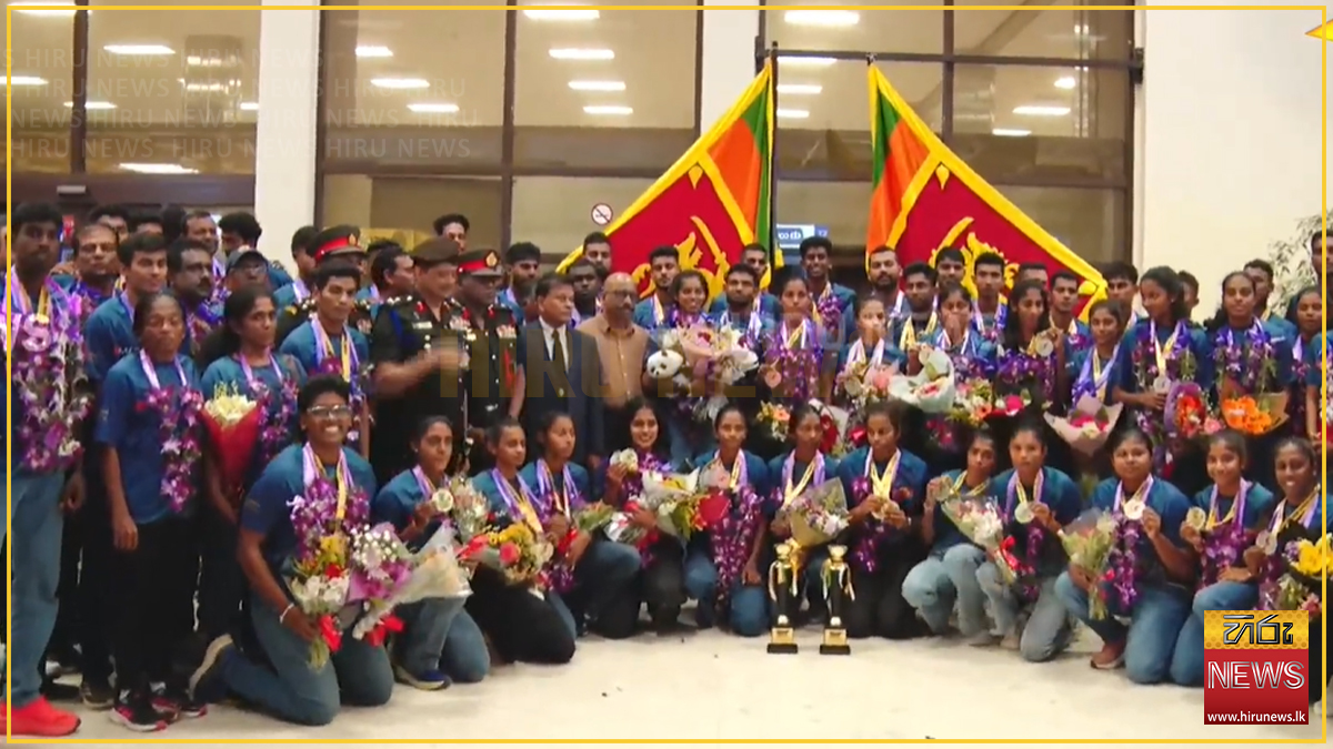 Team Sri Lanka returns from successful South Asian Athletics Championship