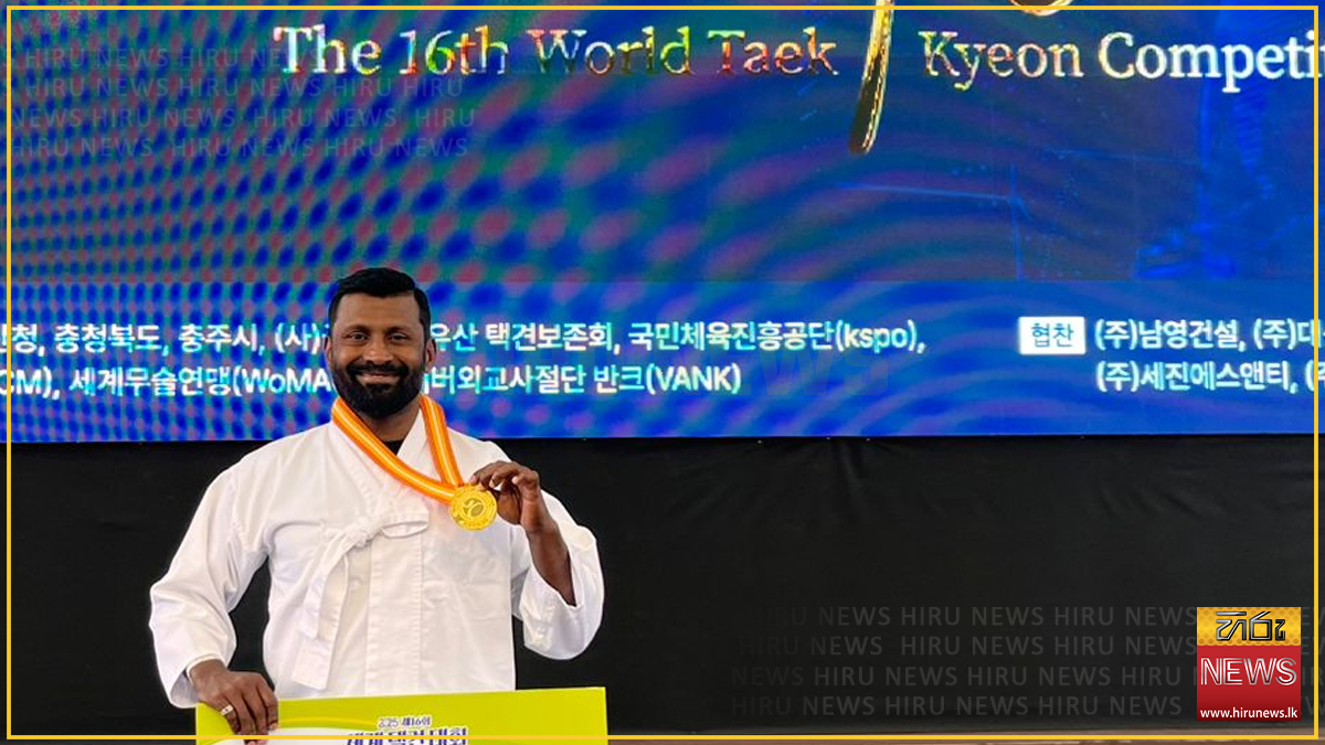 Making History: Suranjan Dunusinghe wins Gold at World Taekwondo Championships