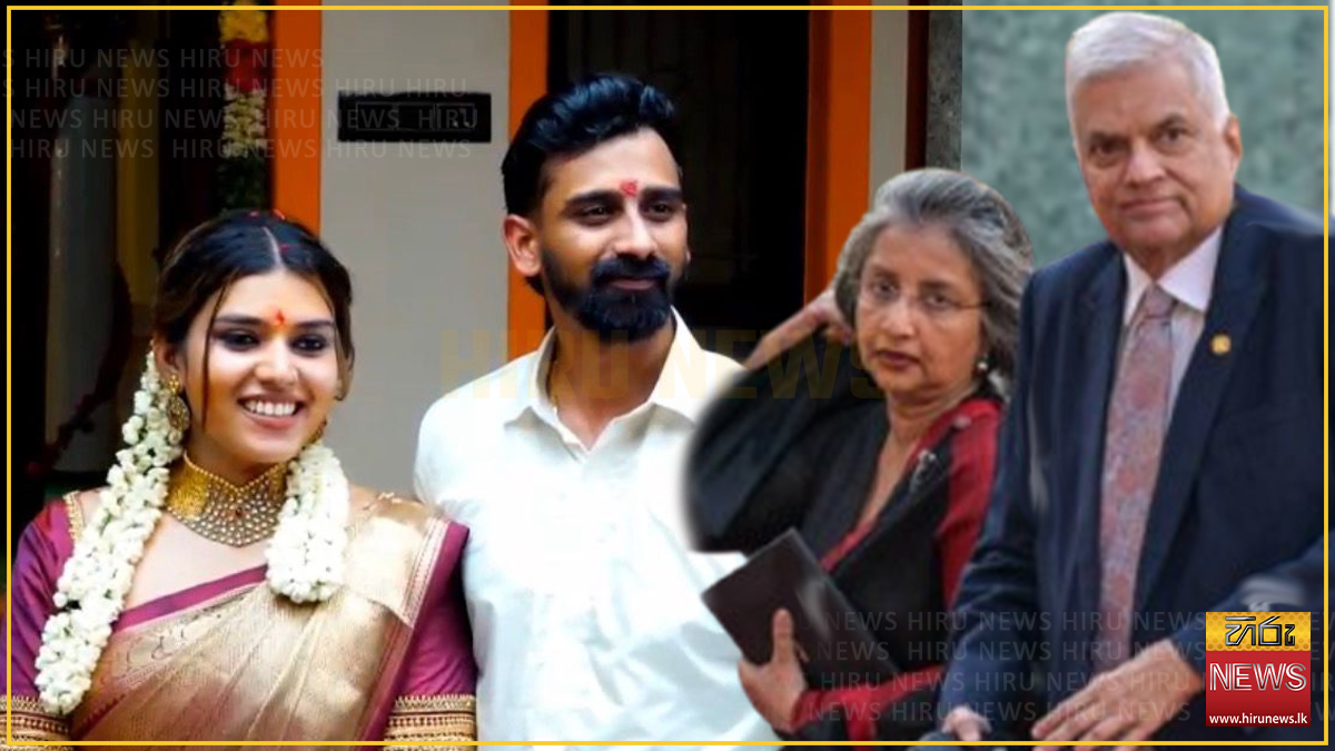 Ex-President+Wickremesinghe+departs+to+attend+MP+Thondaman%27s+wedding