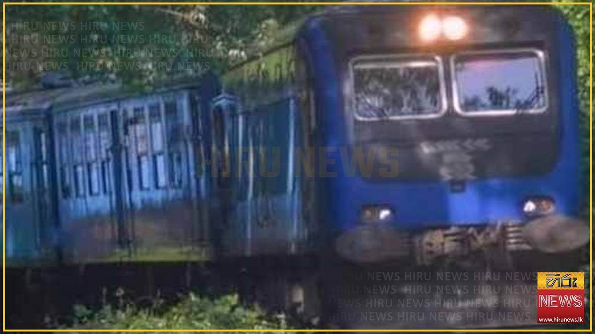 Train services on Kelani Valley line disrupted - Hiru News - Srilanka's ...