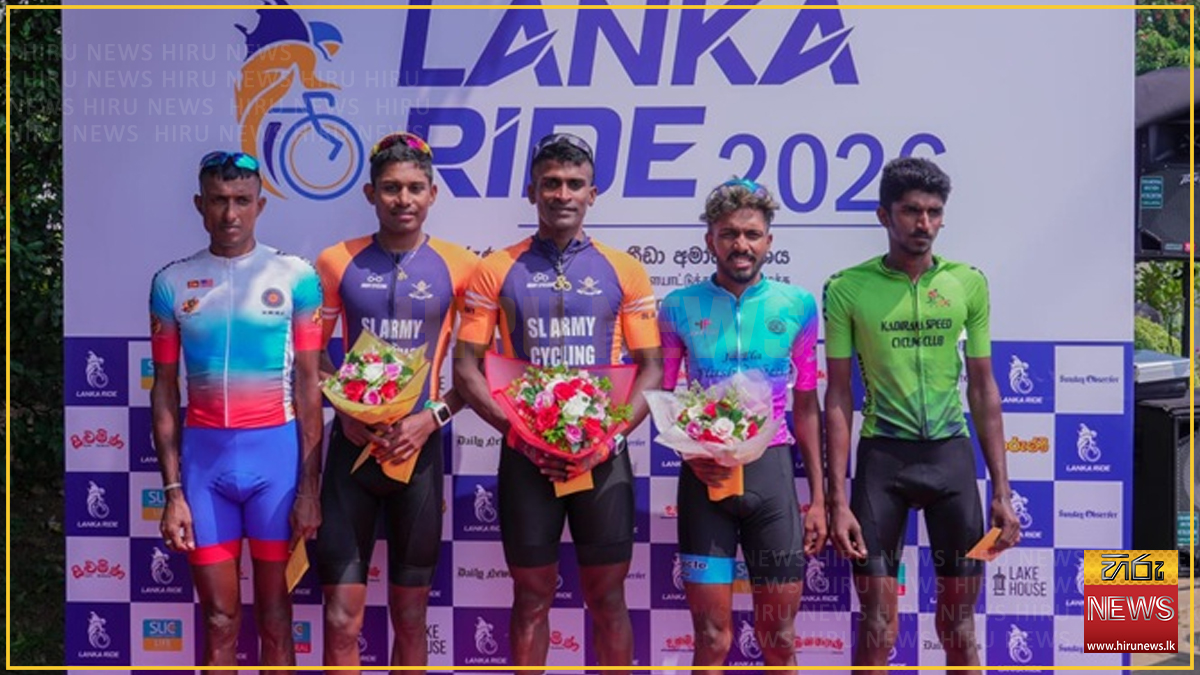 Army cyclists dominate first stage of Lanka Ride - Hiru News - Srilanka ...