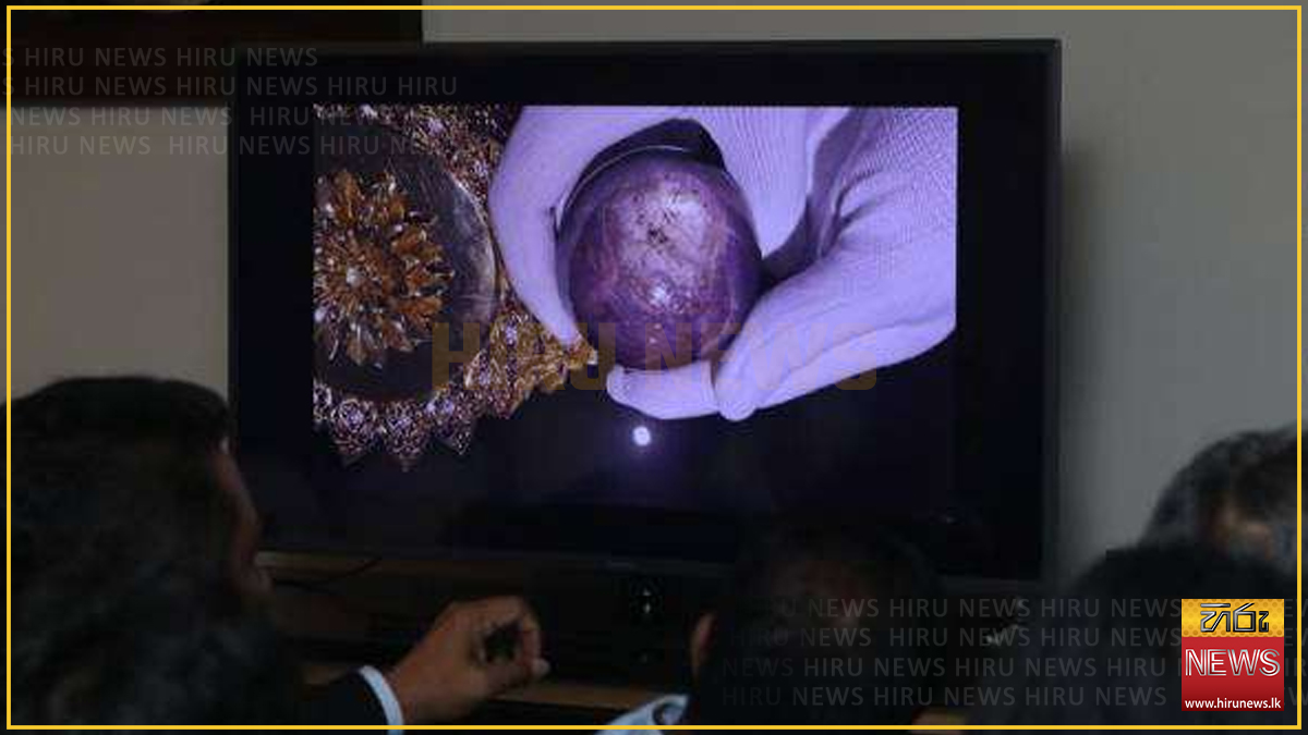 ලොව විශාලතම Purple Star Sapphire මැණික කොළඹදී එළි දක්වයි - Hiru News ...
