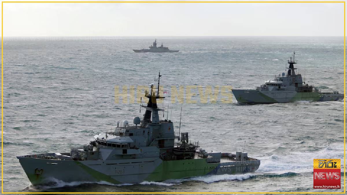 Royal Navy tails Russian warship and tanker
