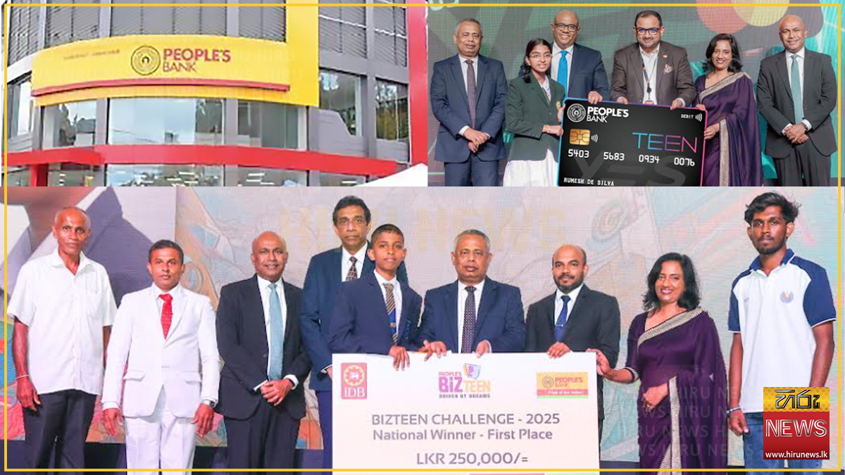 People’s Bank honours winners of ‘BizTeen’ Entrepreneurship Challenge ...