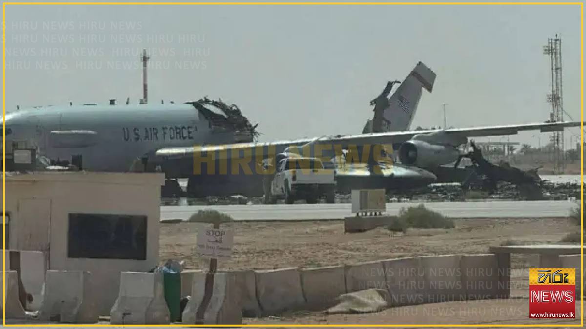 Damaged Jet Photos show heavily damaged US military jet at Saudi base - Hiru News ...