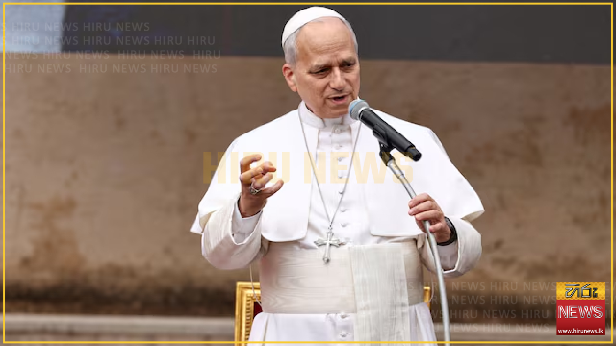 Pope's Back Pope refuses to back down after Trump attack - Hiru News - Srilanka's ...